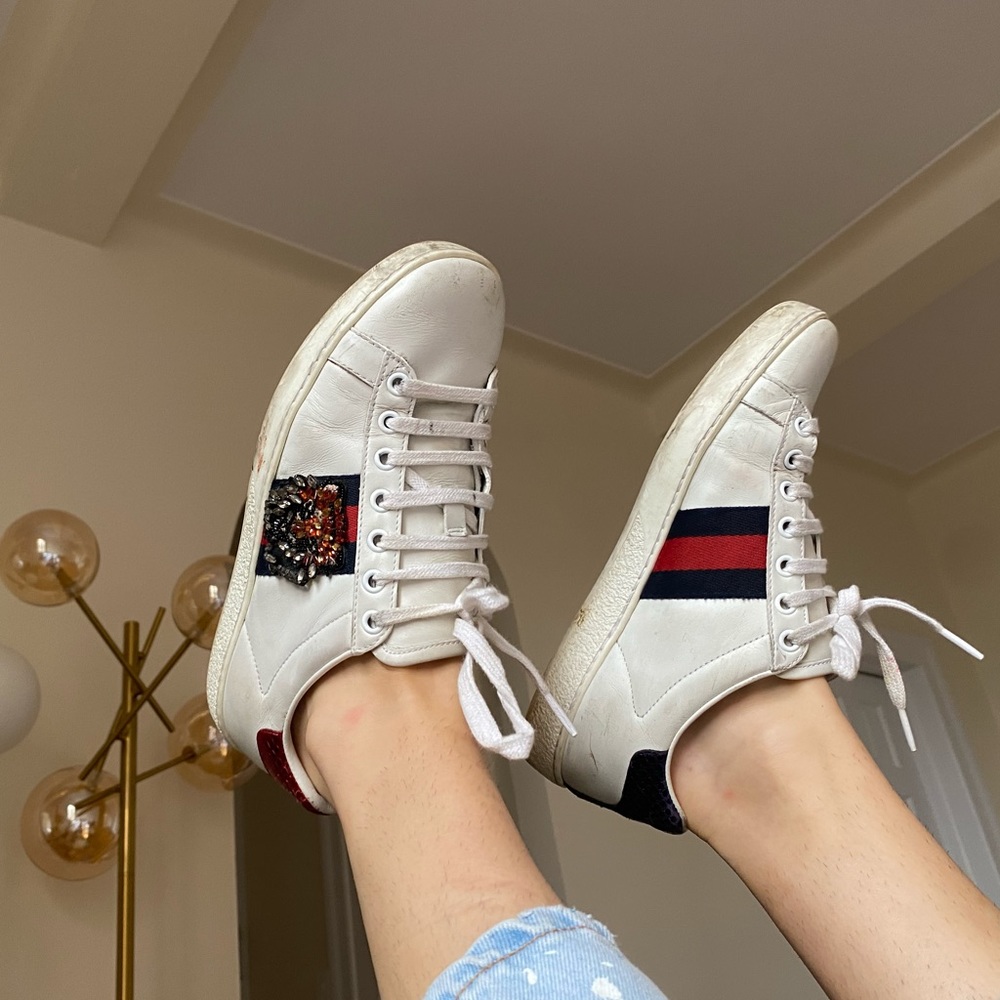 Gucci Ave Sneaker with tiger
